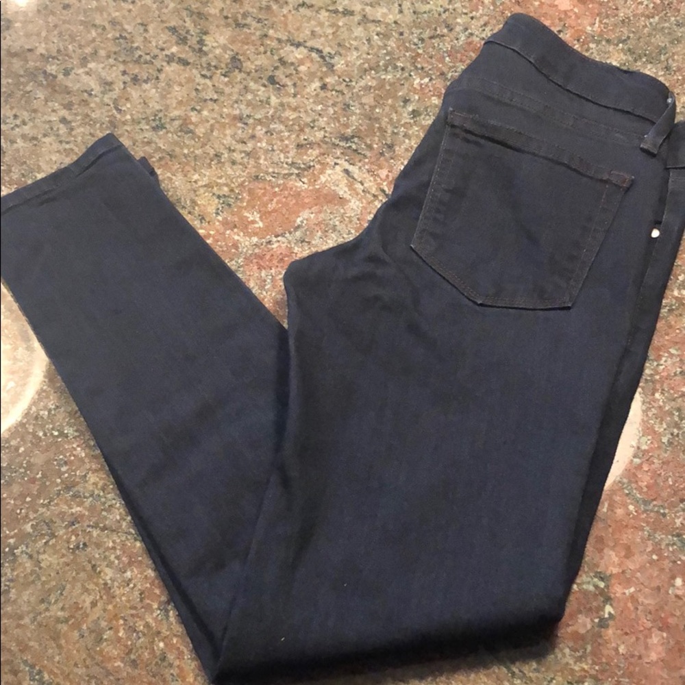 Dark blue jeans